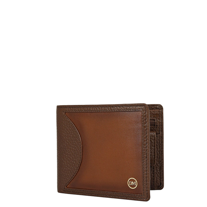 Mocha Bifold Leather Mens Wallet