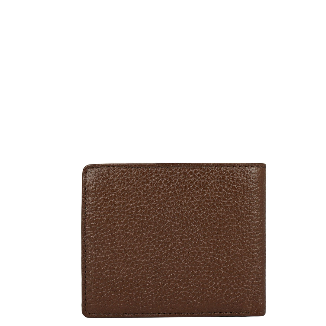 Mocha Bifold Leather Mens Wallet