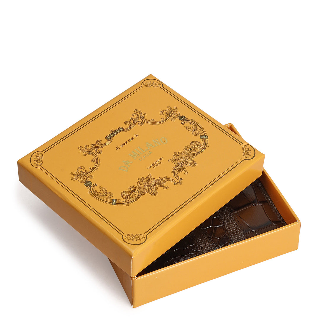 Walnut Bifold Leather Mens Wallet