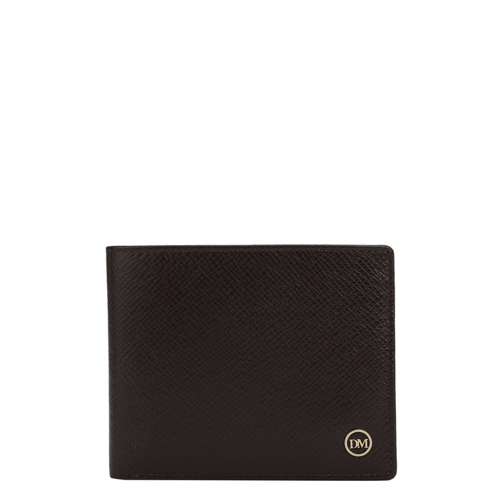 Chocolate Bifold Leather Mens Wallet