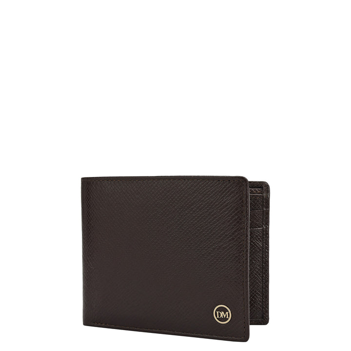 Chocolate Bifold Leather Mens Wallet