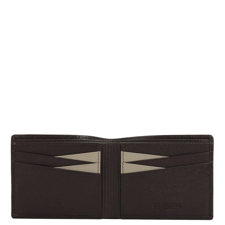Chocolate Bifold Leather Mens Wallet
