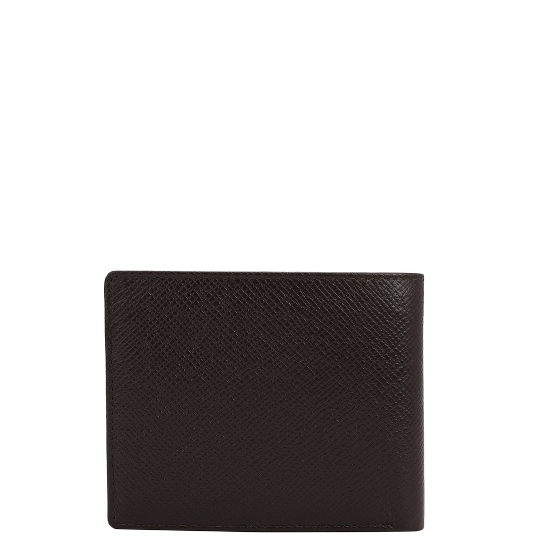 Chocolate Bifold Leather Mens Wallet