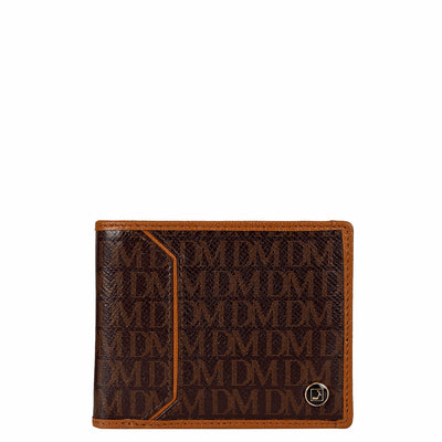 Monogram Leather Mens Wallet - Oak