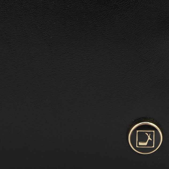 Black Bifold Leather Mens Wallet