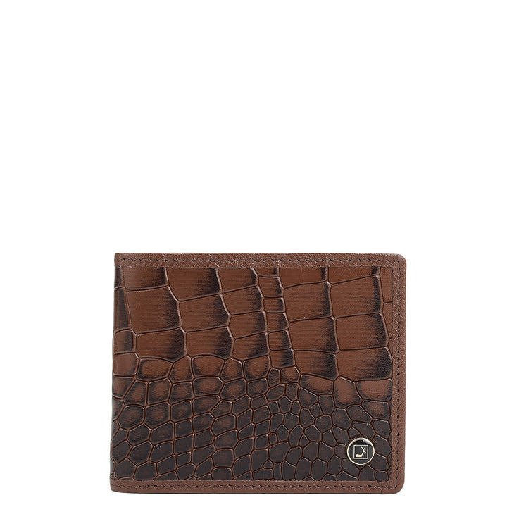 Brown Bifold Leather Mens Wallet