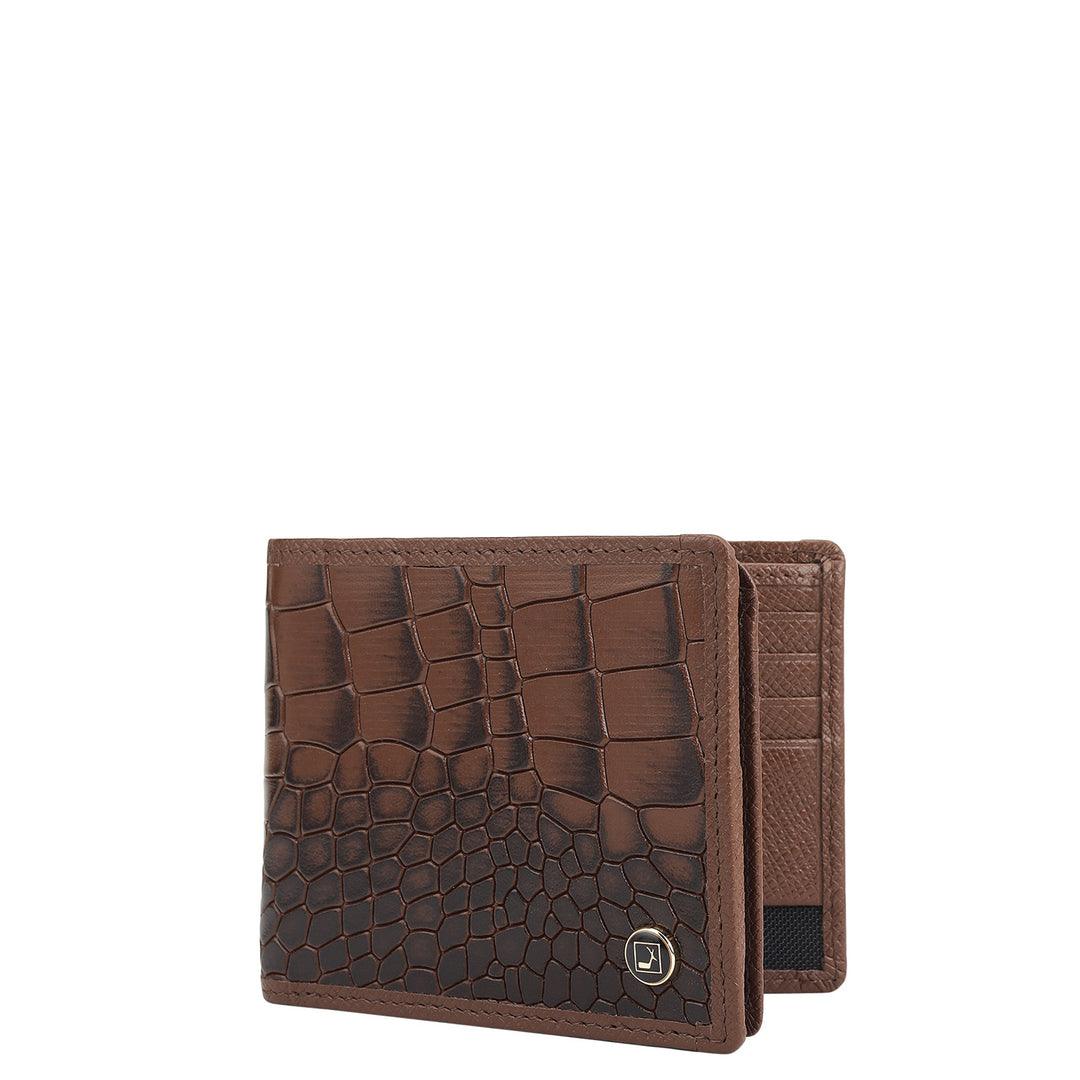 Brown Bifold Leather Mens Wallet