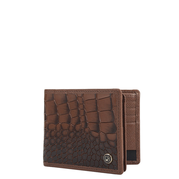 Brown Bifold Leather Mens Wallet
