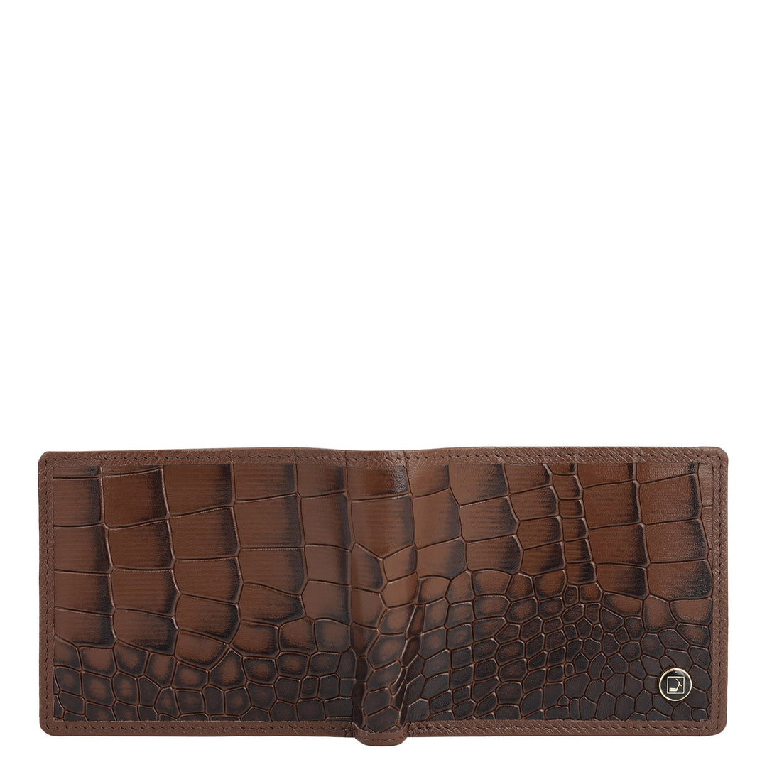 Brown Bifold Leather Mens Wallet