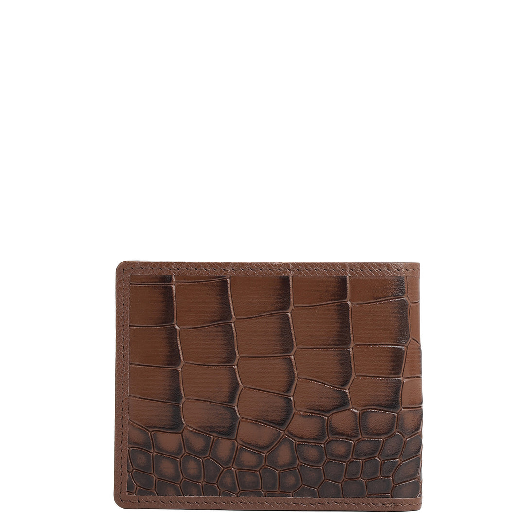 Brown Bifold Leather Mens Wallet