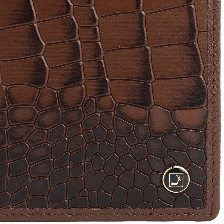 Brown Bifold Leather Mens Wallet