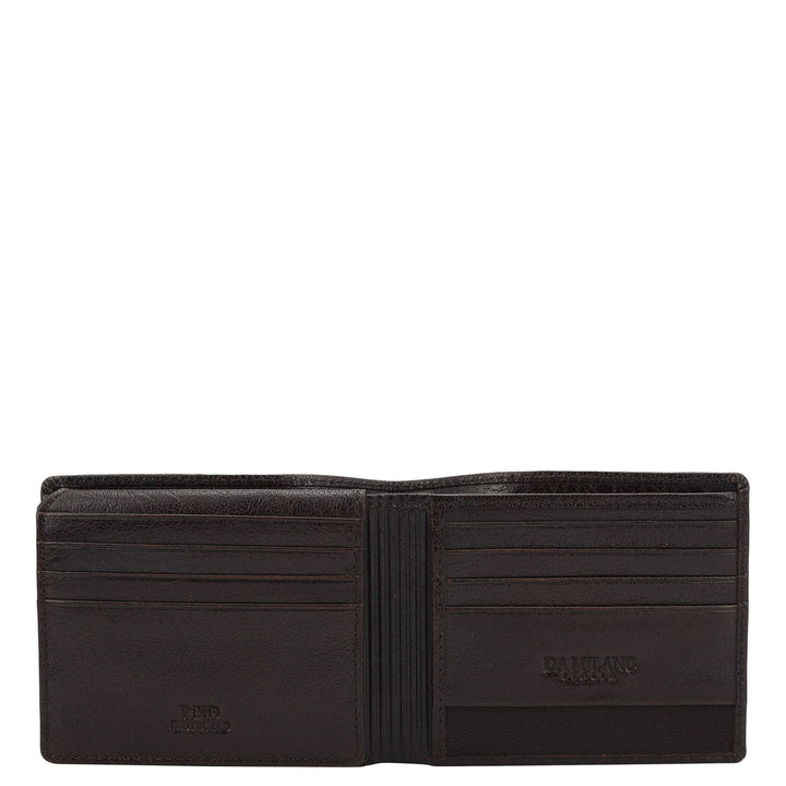 Brown Bifold Leather Mens Wallet