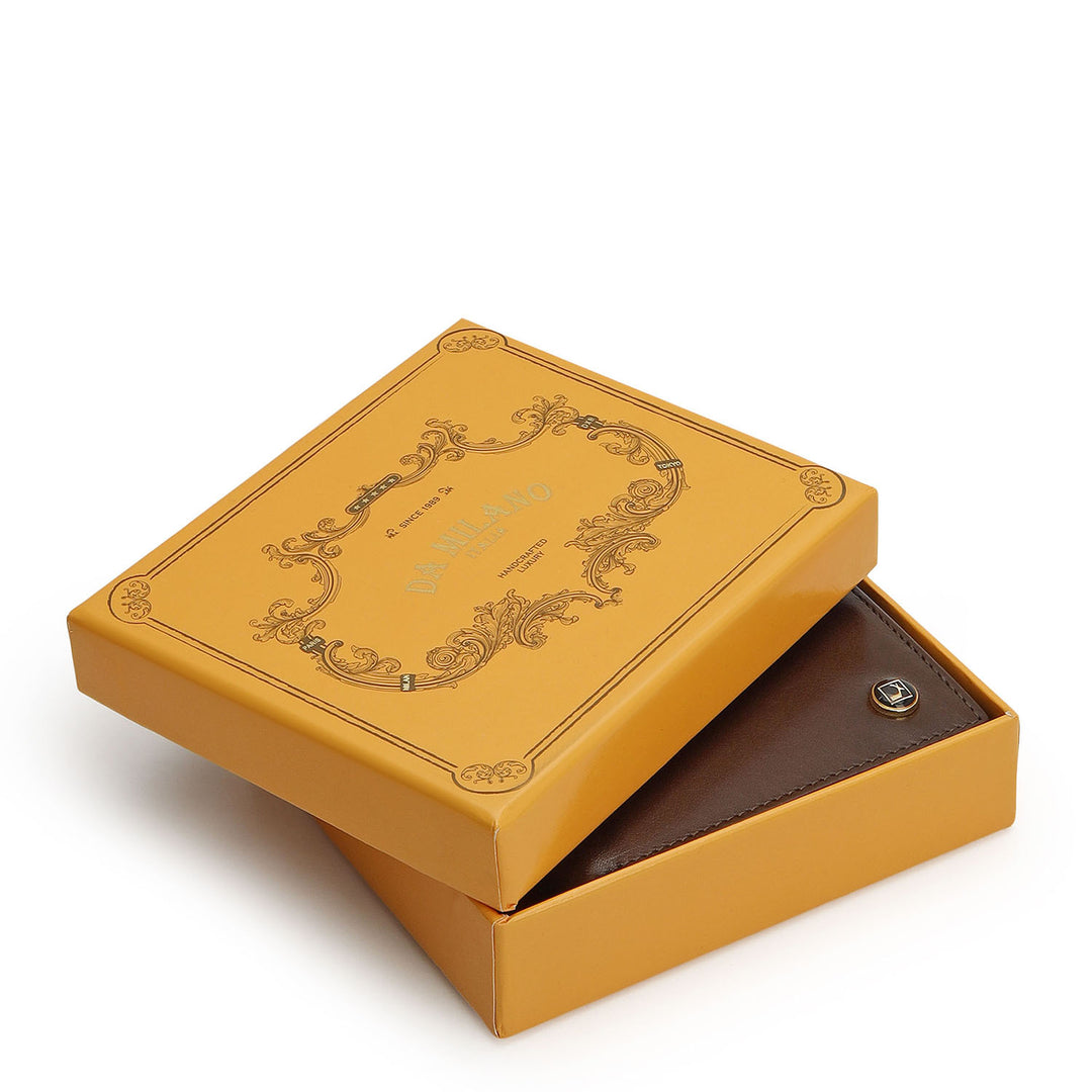 Brown Bifold Leather Mens Wallet
