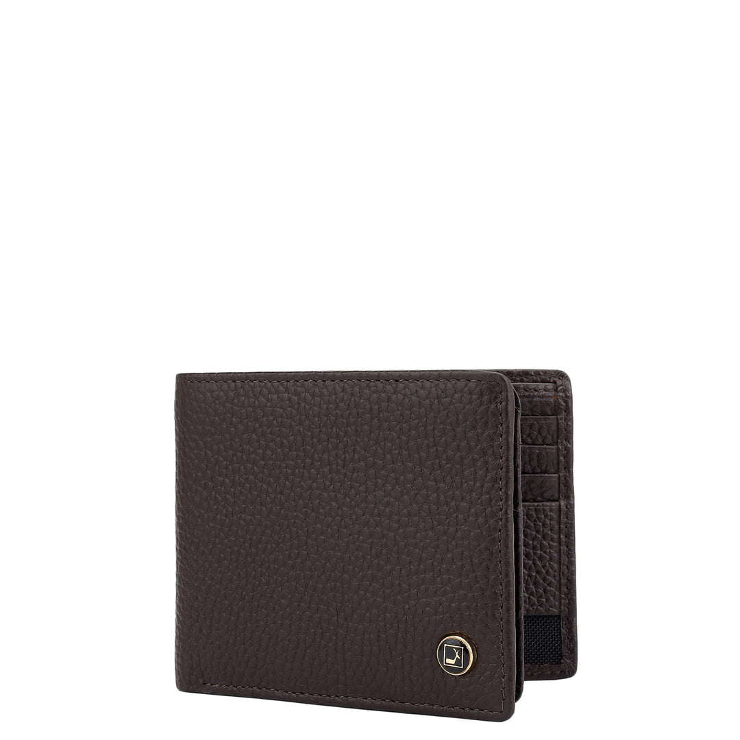 Chocolate Bifold Leather Mens Wallet