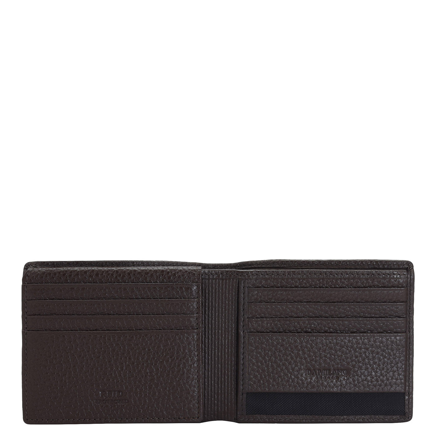 Wax Leather Mens Wallet - Chocolate