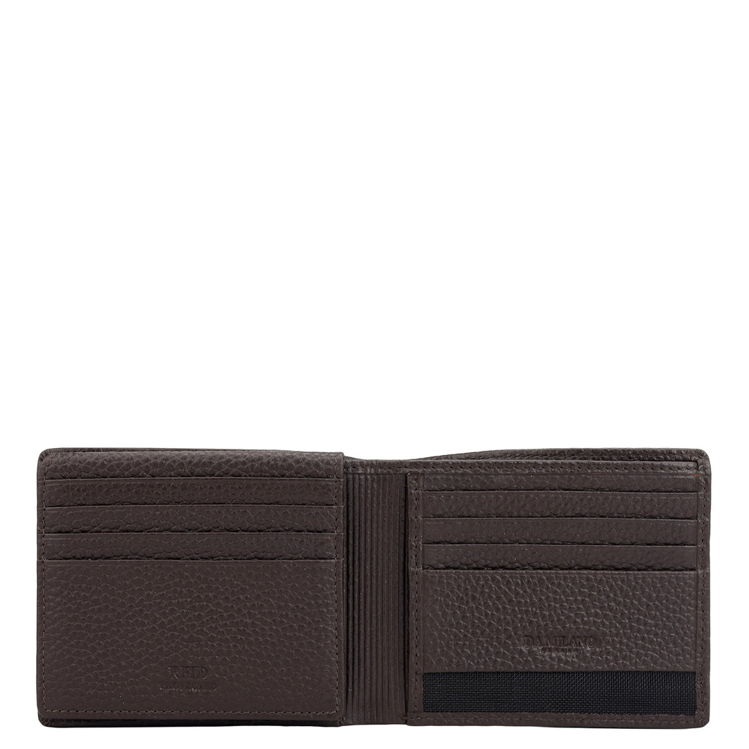Chocolate Bifold Leather Mens Wallet