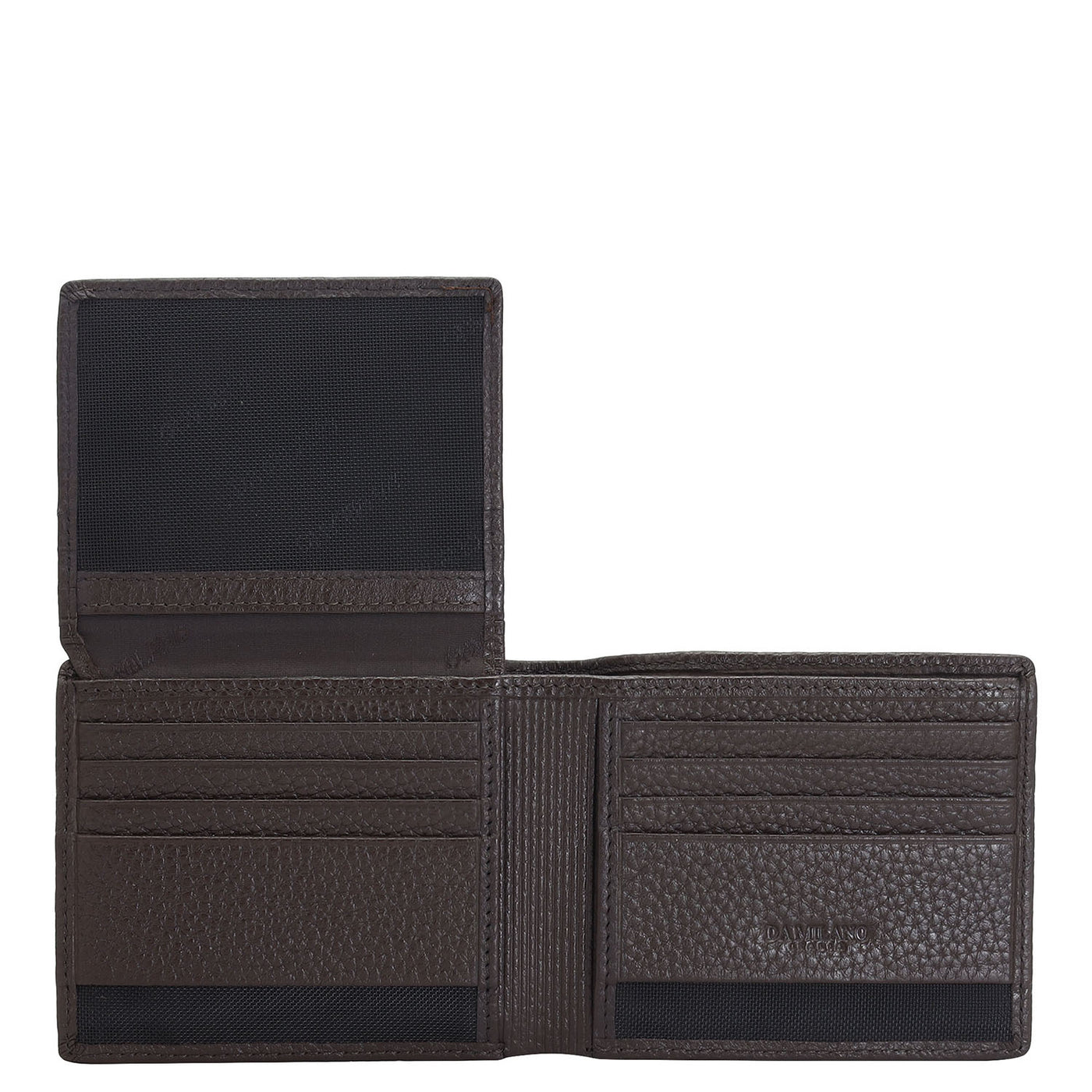 Wax Leather Mens Wallet - Chocolate