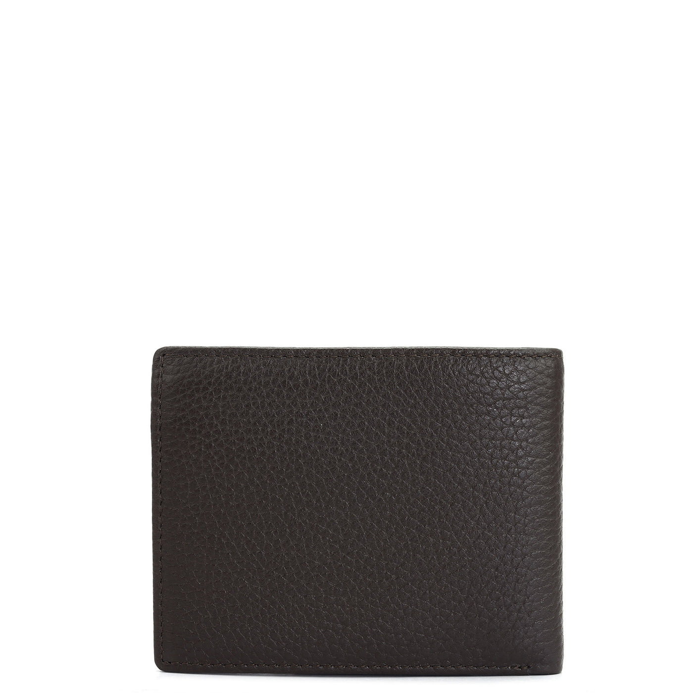 Wax Leather Mens Wallet - Chocolate