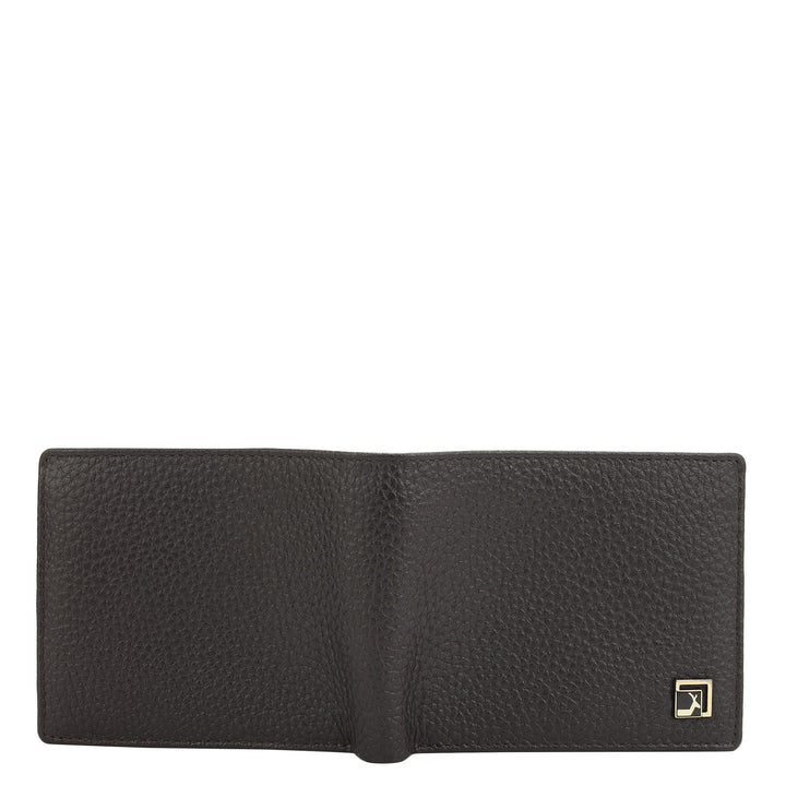 Chocolate Bifold Leather Mens Wallet