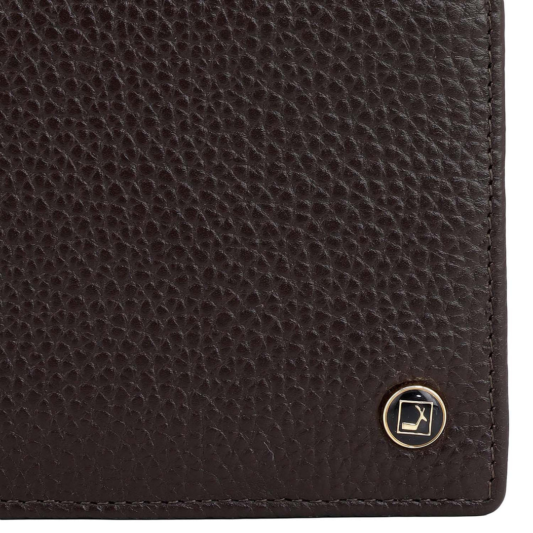 Chocolate Bifold Leather Mens Wallet