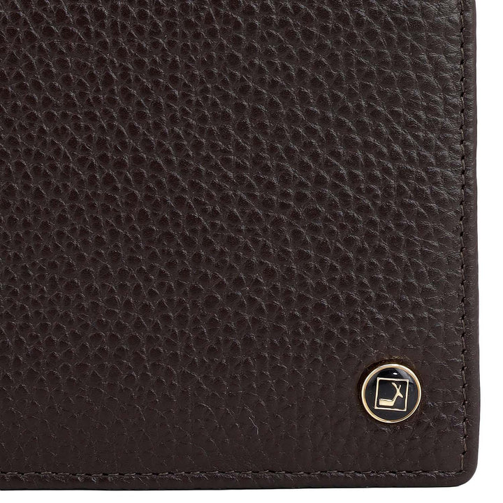 Chocolate Bifold Leather Mens Wallet