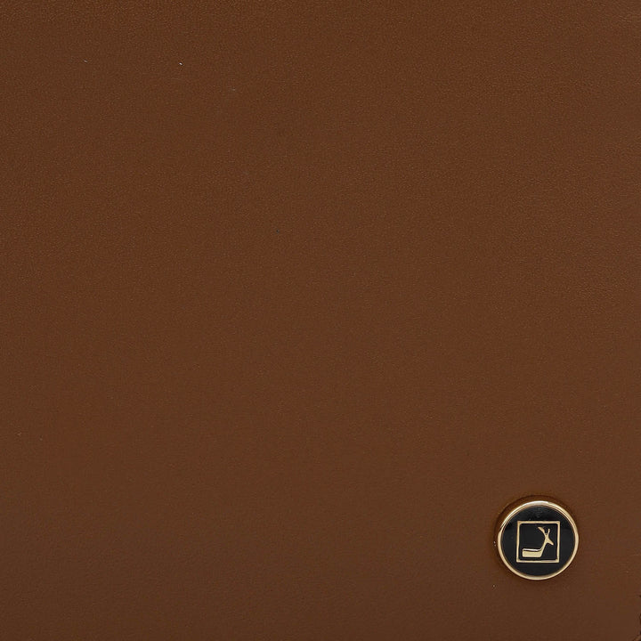 Cognac Bifold Leather Mens Wallet