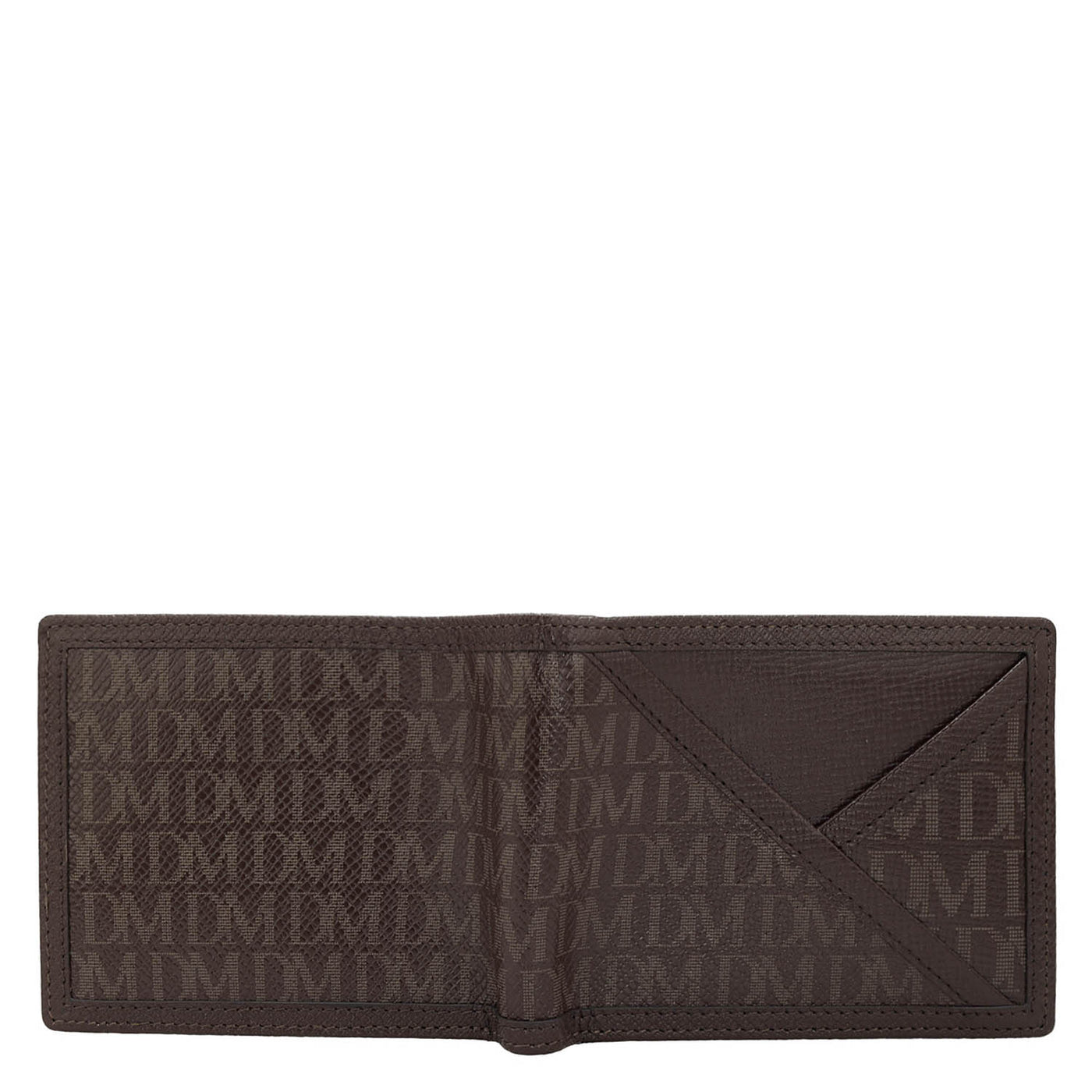 Monogram Franzy Leather Mens Wallet - Chocolate