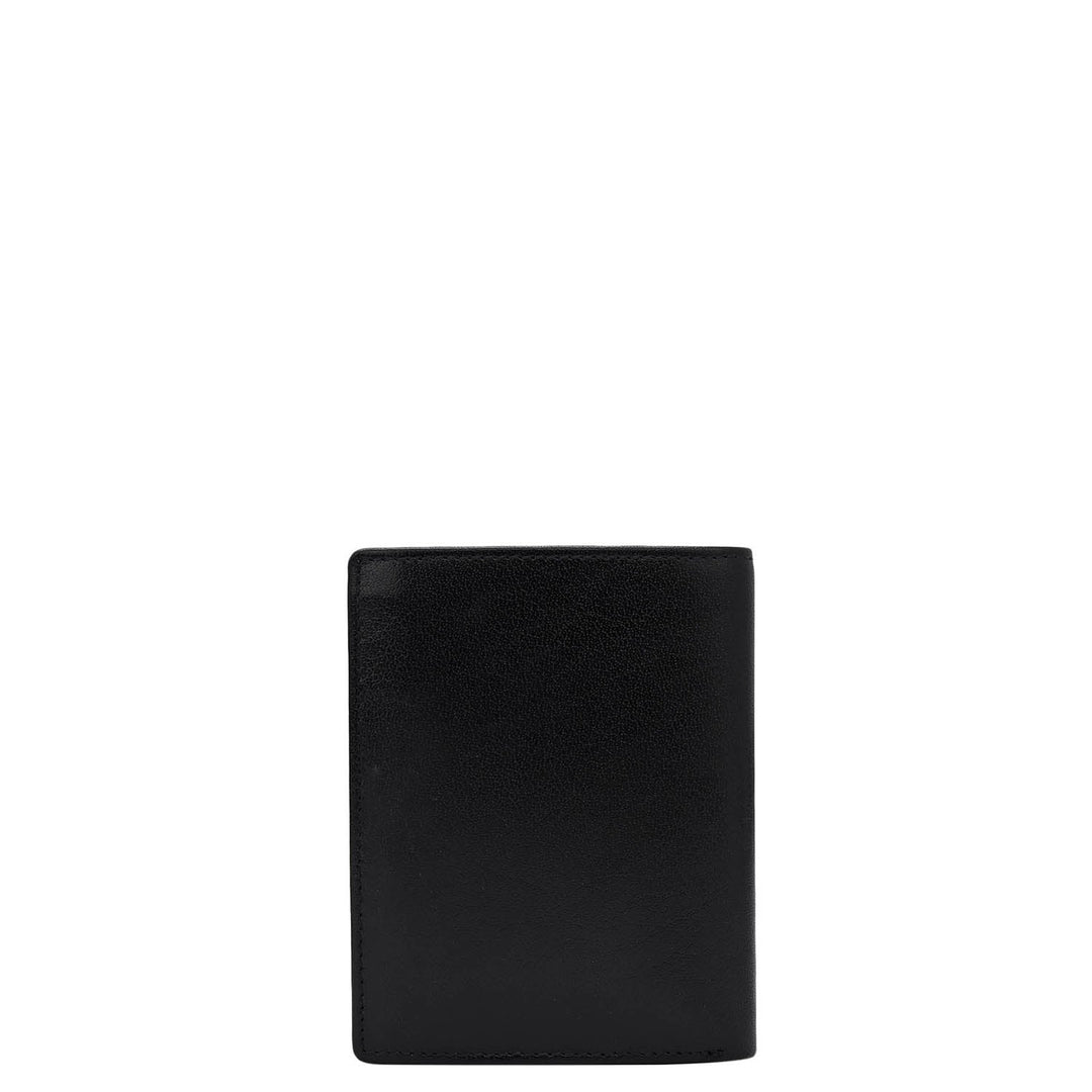 Black Bifold Leather Mens Wallet