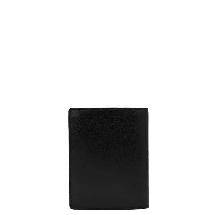 Black Bifold Leather Mens Wallet