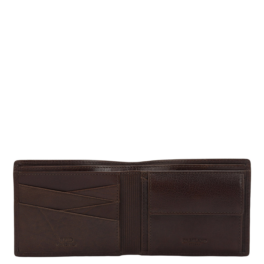Brown Bifold Leather Mens Wallet