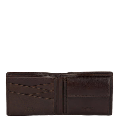 Brown Bifold Leather Mens Wallet