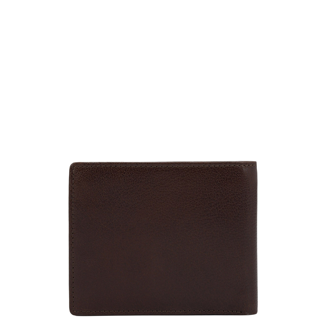 Brown Bifold Leather Mens Wallet