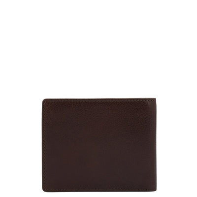 Brown Bifold Leather Mens Wallet