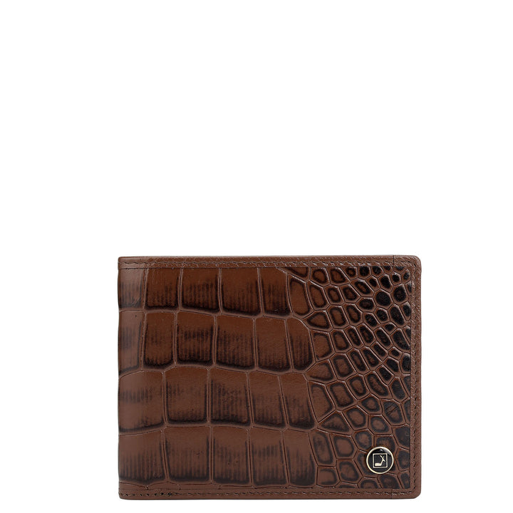 Brown Bifold Leather Mens Wallet