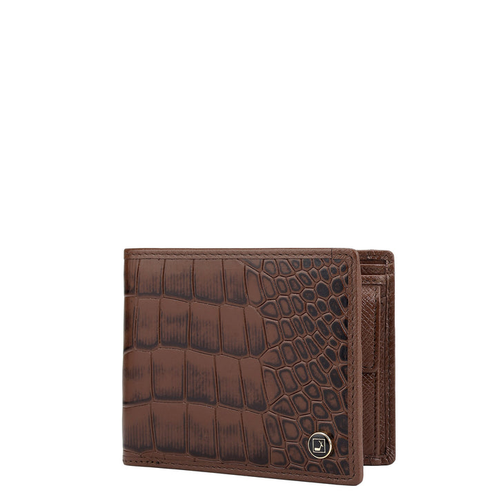 Brown Bifold Leather Mens Wallet