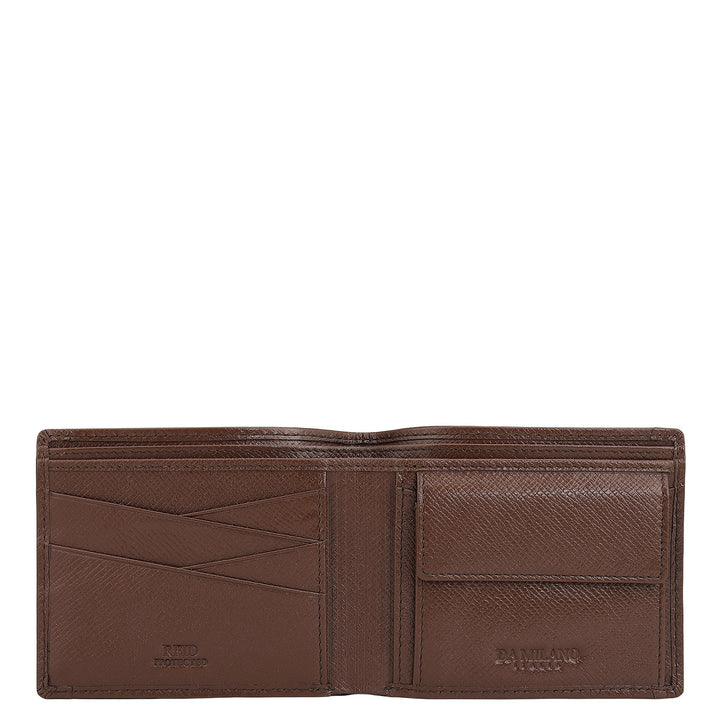 Brown Bifold Leather Mens Wallet