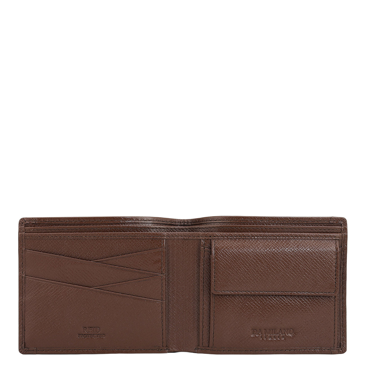 Brown Bifold Leather Mens Wallet