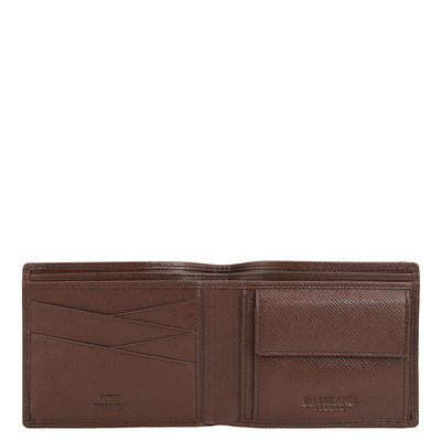 Brown Bifold Leather Mens Wallet