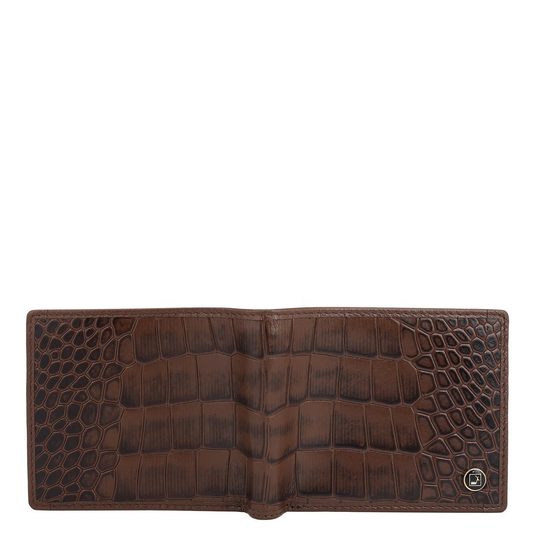 Brown Bifold Leather Mens Wallet