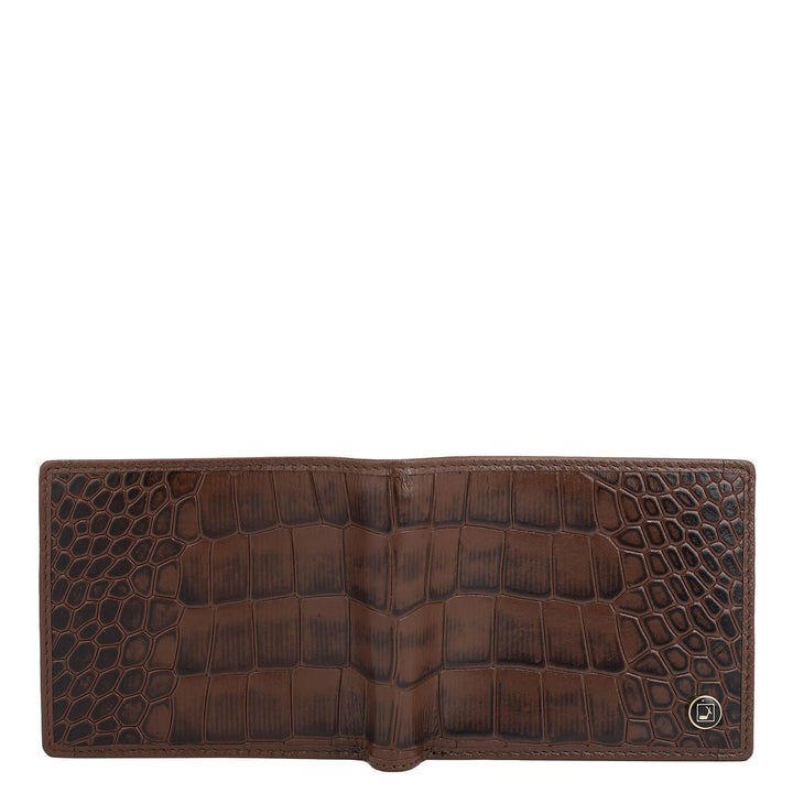 Brown Bifold Leather Mens Wallet