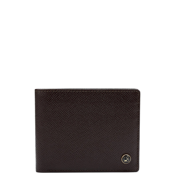 Chocolate Bifold Leather Mens Wallet