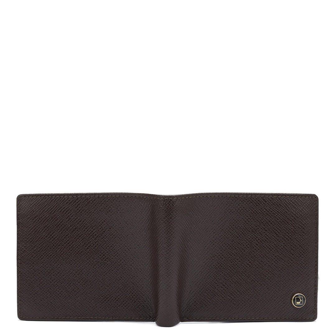 Chocolate Bifold Leather Mens Wallet