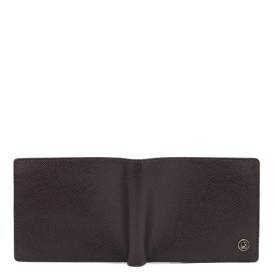 Chocolate Bifold Leather Mens Wallet