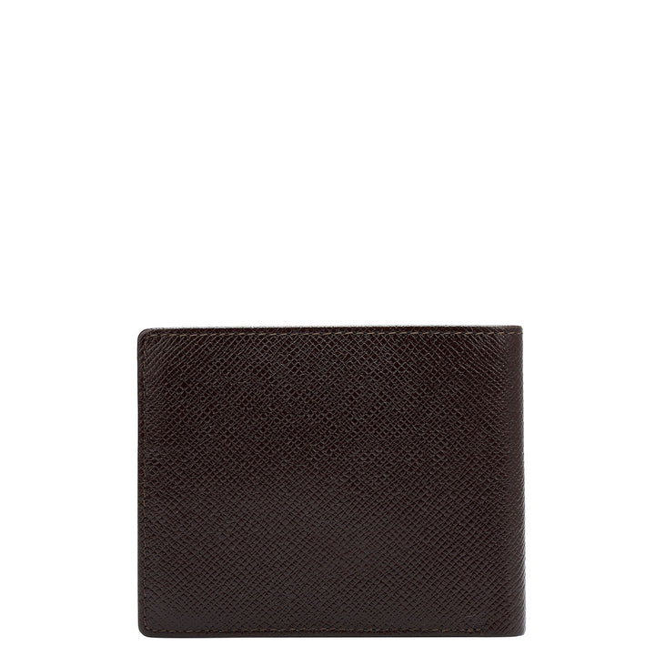 Chocolate Bifold Leather Mens Wallet