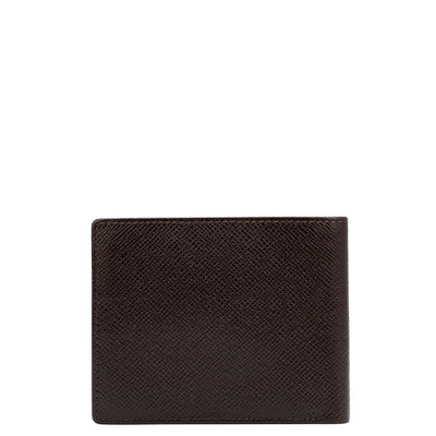 Chocolate Bifold Leather Mens Wallet