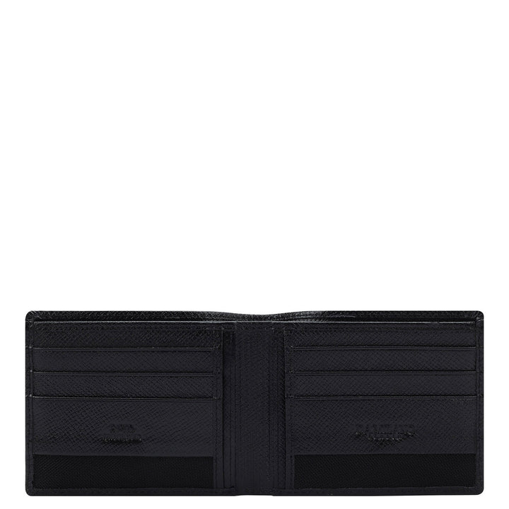 Franzy Croco Leather Mens Wallet - Black