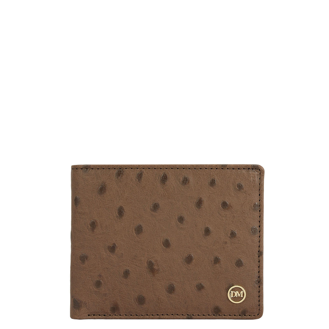 Mocha Bifold Leather Mens Wallet