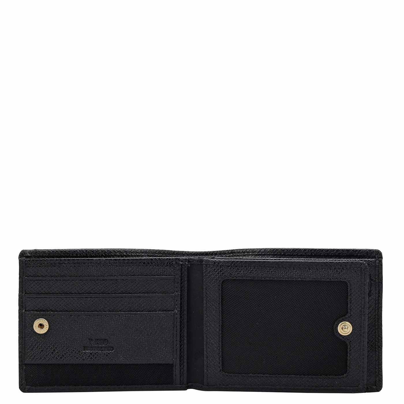 Croco Franzy Leather Mens Wallet - Black