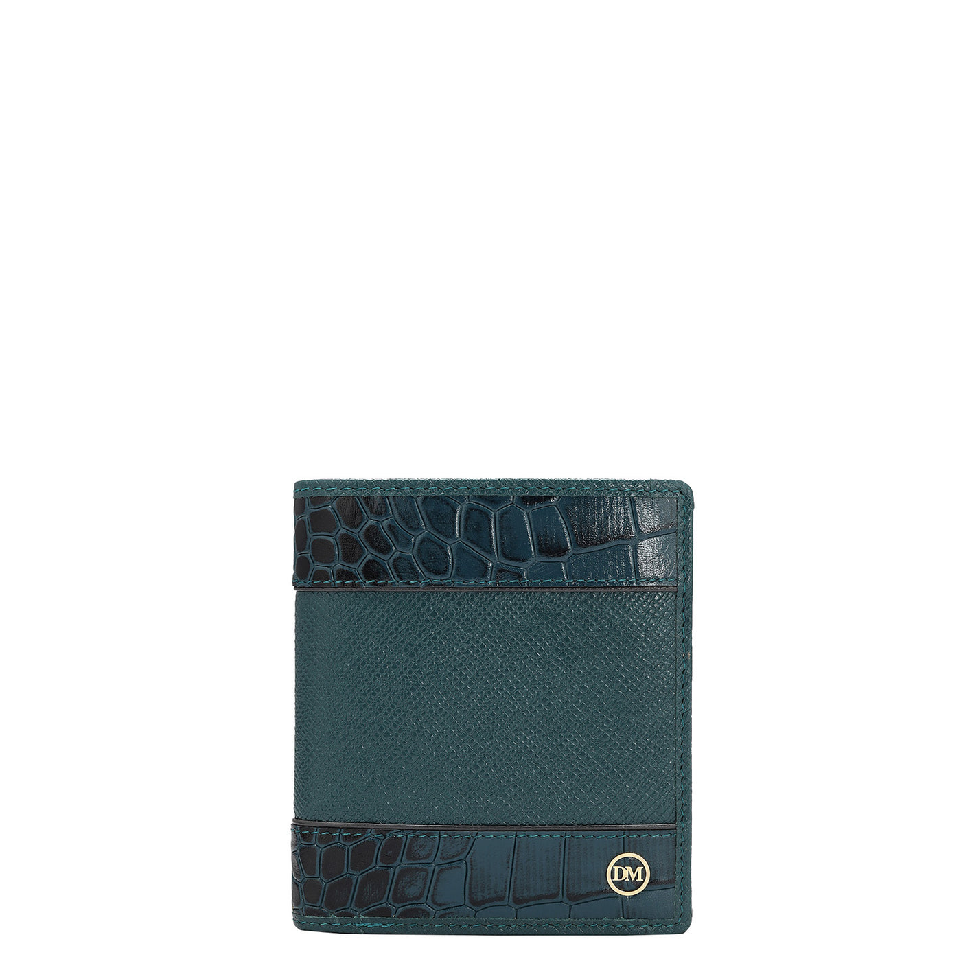 Franzy Croco Leather Mens Wallet - Octane