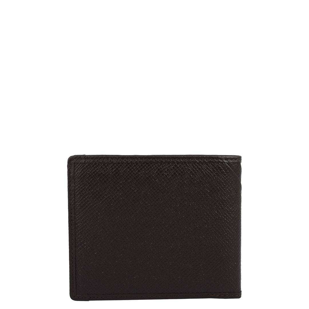 Chocolate Bifold Leather Mens Wallet